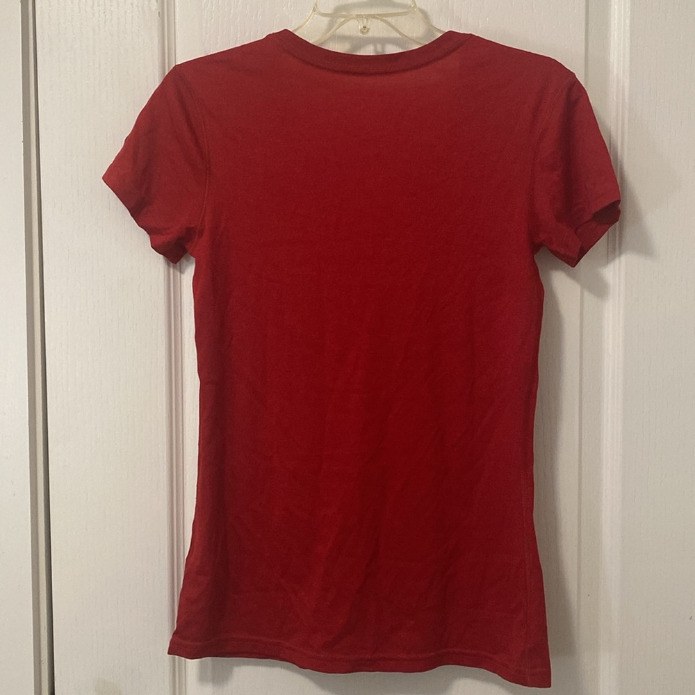 Nike Women's "Giants Football" Dri-Fit Short Sleeve Tee in Red (XS) - Picture 2 of 4
